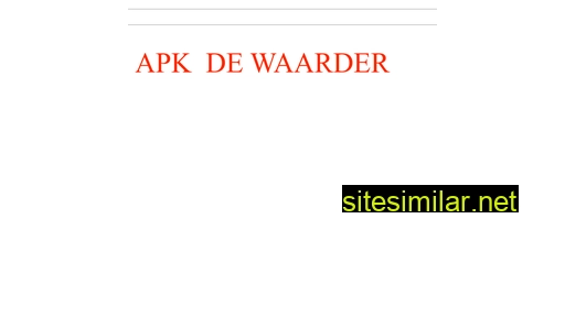 apkdewaarder.nl alternative sites