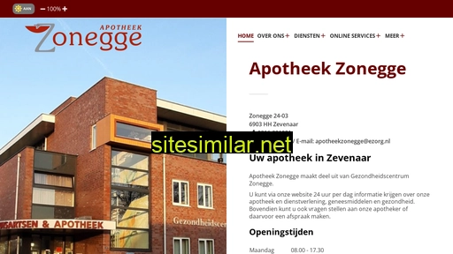 apotheekzonegge.nl alternative sites