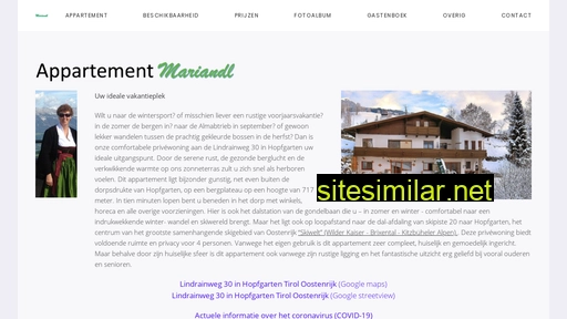 appartement-mariandl.nl alternative sites