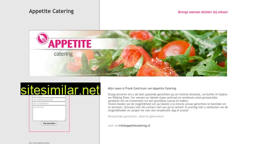 appetitecatering.nl alternative sites