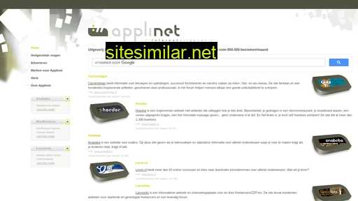 applinet.nl alternative sites