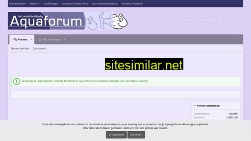 aquaforum.nl alternative sites