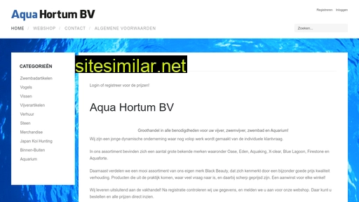 aquahortum.nl alternative sites