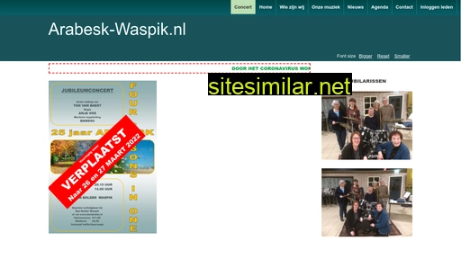 arabesk-waspik.nl alternative sites