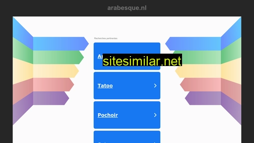 arabesque.nl alternative sites