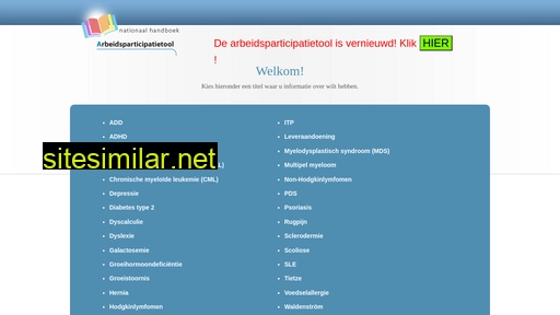arbeidsparticipatietool.nl alternative sites