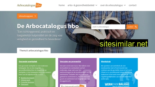 arbocatalogushbo.nl alternative sites