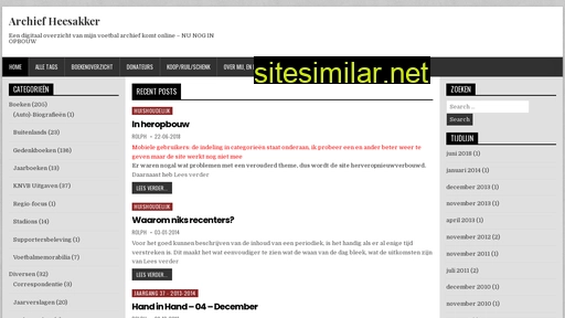 archiefheesakker.nl alternative sites