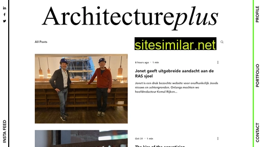 architectureplus.nl alternative sites