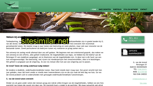arendtuinen.nl alternative sites