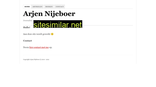 arjennijeboer.nl alternative sites