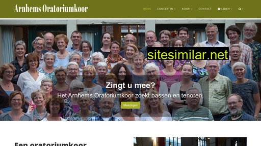 arnhemsoratoriumkoor.nl alternative sites