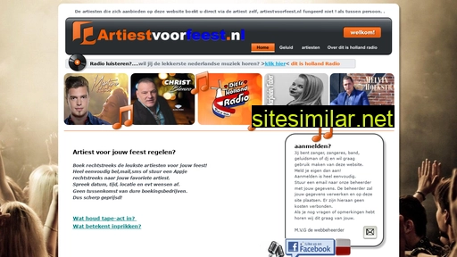 artiestvoorfeest.nl alternative sites