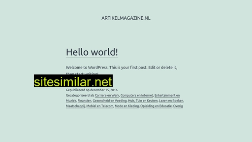 artikelmagazine.nl alternative sites