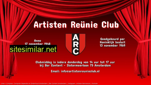 artistenreunieclub.nl alternative sites