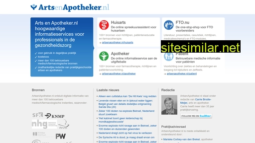 artsenapotheker.nl alternative sites