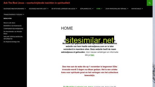 askrealjesus.nl alternative sites