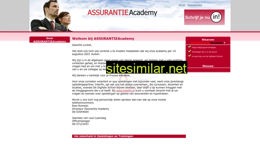 assurantieacademy.nl alternative sites