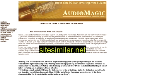 audiomagic.nl alternative sites