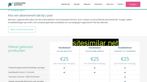 autotaxatiepartners.nl alternative sites