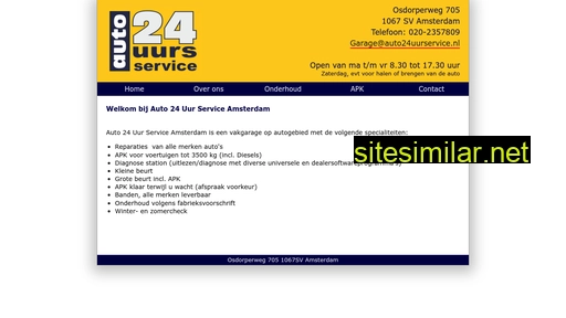 Auto24uursservice similar sites
