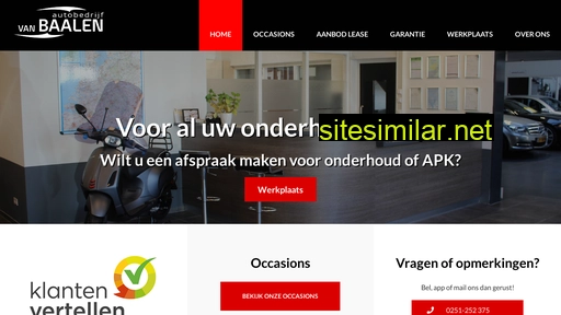 autobedrijfvanbaalen.nl alternative sites
