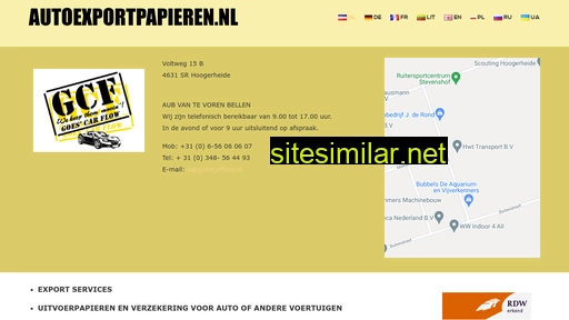 autoexportpapieren.nl alternative sites