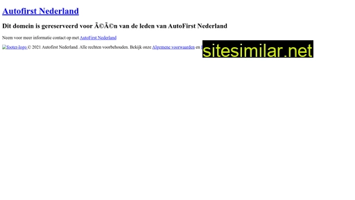autofirst-garage-hollander.nl alternative sites