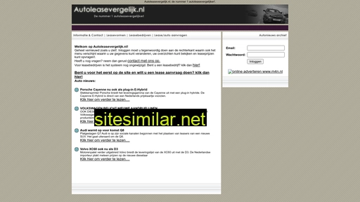 autoleasevergelijk.nl alternative sites