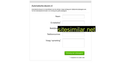 automatische-deuren.nl alternative sites