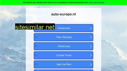 auto-europe.nl alternative sites