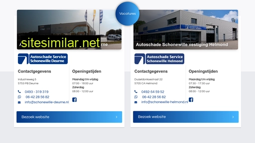 autoschade-schonewille.nl alternative sites