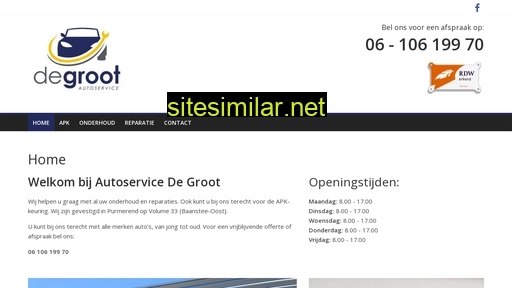 Autoservicedegroot similar sites