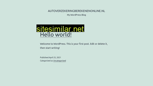 autoverzekeringberekenenonline.nl alternative sites