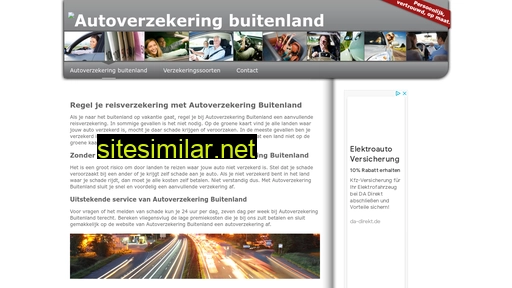 autoverzekeringbuitenland.nl alternative sites