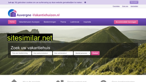 auvergne-vakantiehuizen.nl alternative sites