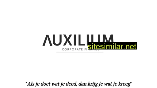 auxilium-cf.nl alternative sites