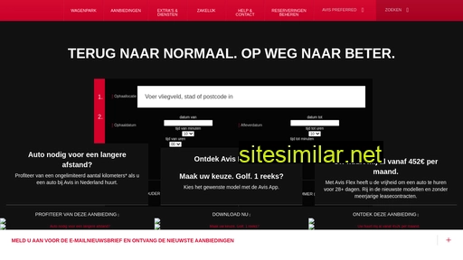 avis.nl alternative sites