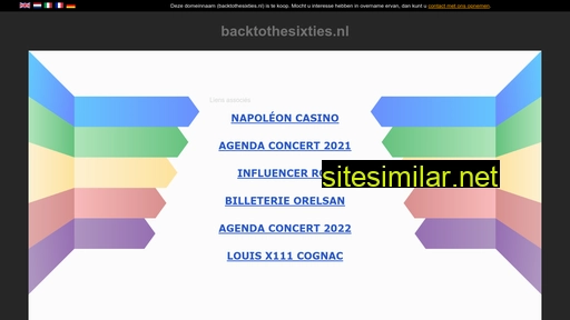 backtothesixties.nl alternative sites
