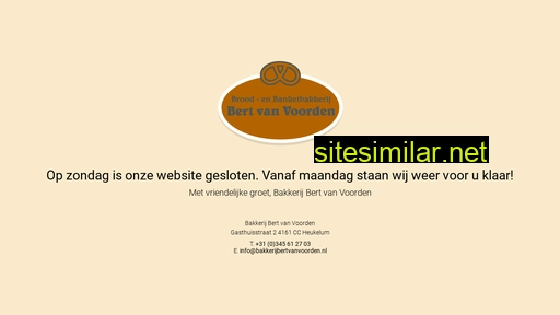 bakkerijbertvanvoorden.nl alternative sites
