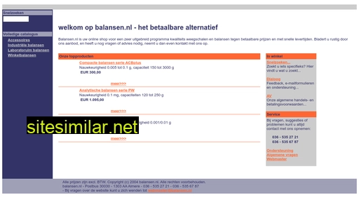 balansen.nl alternative sites