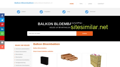 balkonbloembakken.nl alternative sites