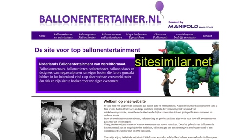 ballonentertainer.nl alternative sites