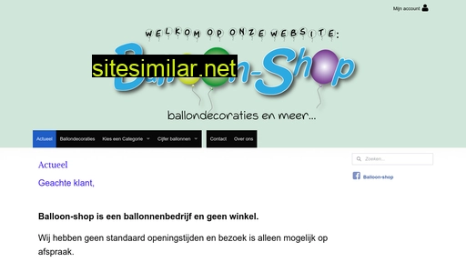 balloon-shop.nl alternative sites