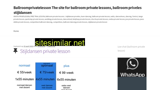 ballroomprivatelesson.nl alternative sites
