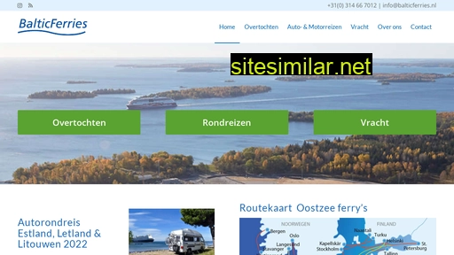 balticferries.nl alternative sites