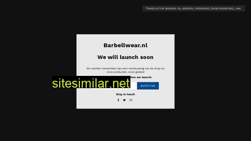 barbellwear.nl alternative sites