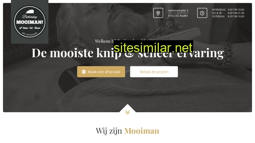 barbershopmooiman.nl alternative sites