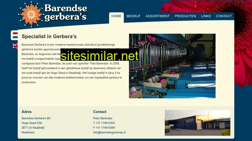 barendsegerberas.nl alternative sites