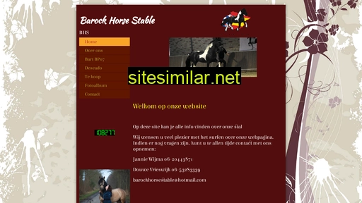 barockhorsestable.nl alternative sites